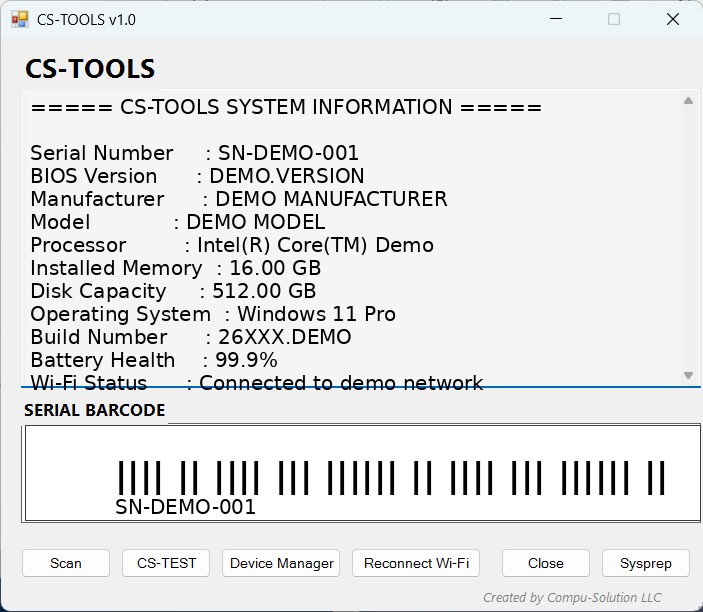 CS-TOOLS launcher